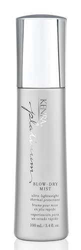 Kenra Platinum Blow-Dry Mist | Ultra-Lightweight Thermal Protectant | Detangles,...