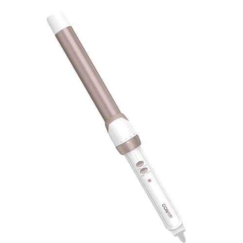 Conair Double Ceramic 1-Inch Curling Wand, Produces Flawless Waves, Curling Iron for...