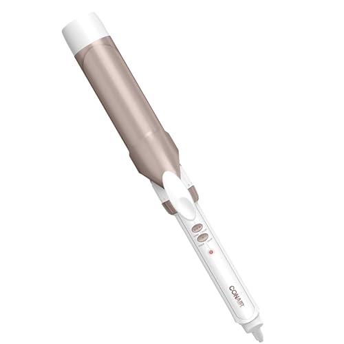 Conair Double Ceramic 1-1/2 Inch Curling Iron, 1.5-Inch Barrel Creates Soft Waves and...