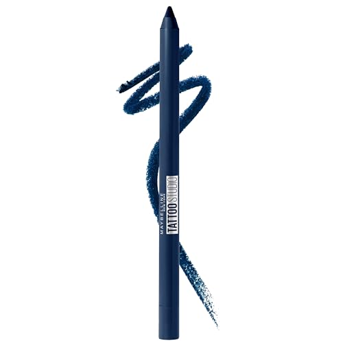 Maybelline TattooStudio Long-Lasting Sharpenable Eyeliner Pencil, Glide on Smooth Gel...