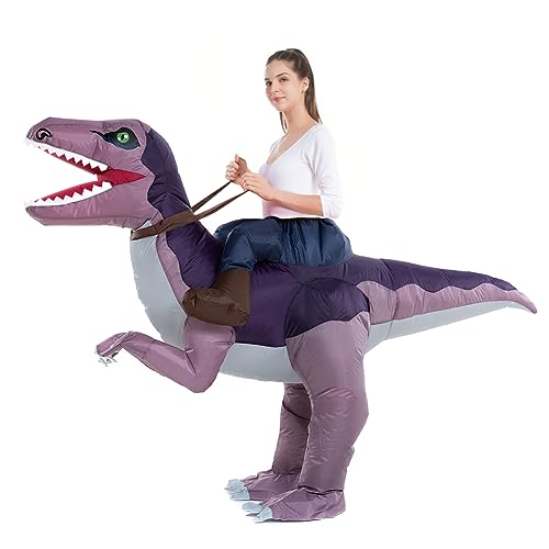 Inflatable Dinosaur Costume Adult Men Women, Inflatable Blow Up Costume Riding...
