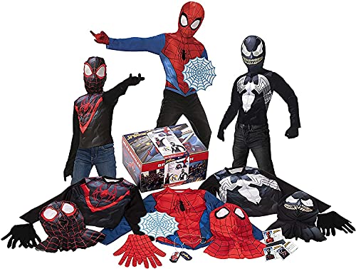 Rubies Imagine Amazon Exclusive 19-Piece Spider-Man Dress-Up Trunk, Small