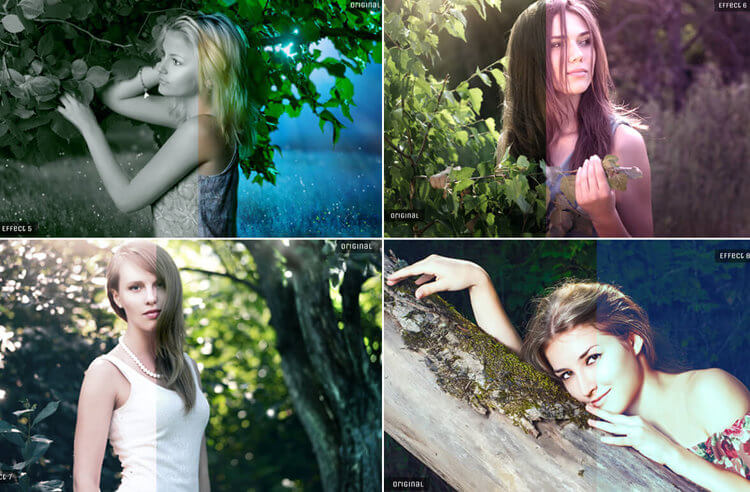 Photoshop Actions Examples More